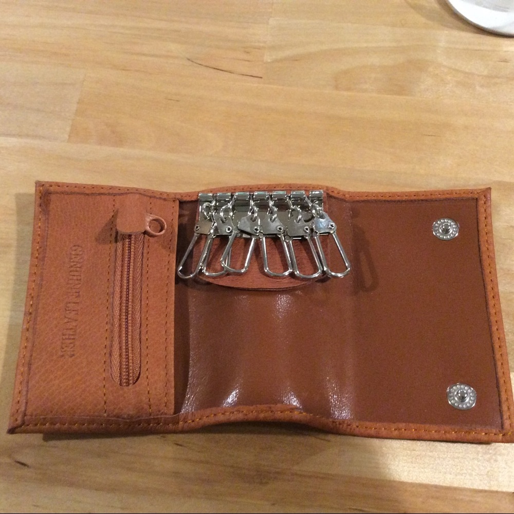 6-Key Holder Genuine Leather Australia Brown